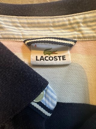 Polo Lacoste Rayas Talla 4 (M)