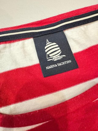 Maglia Marina Yachting righe rosse donna