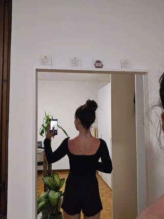 Body nero manica lunga