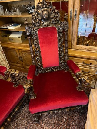 Conjunto Sofá y 2 Sillones Antiguos