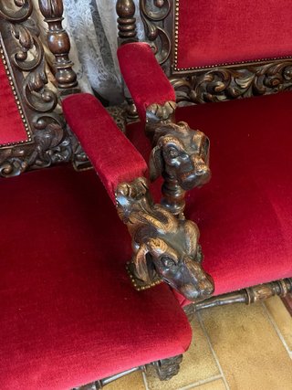 Conjunto Sofá y 2 Sillones Antiguos