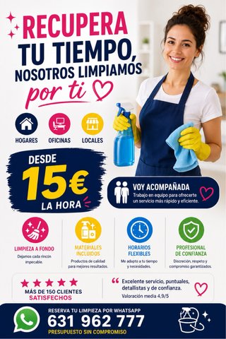 anuncios de limpieza!
