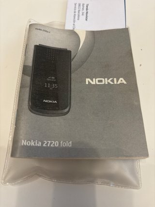 Nokia 2720 Fold Negro Libre Funcionando + Batería