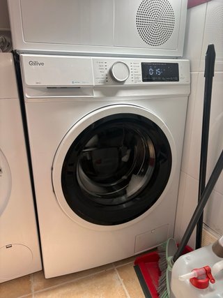 Lavadora Qilive 9kg Blanca