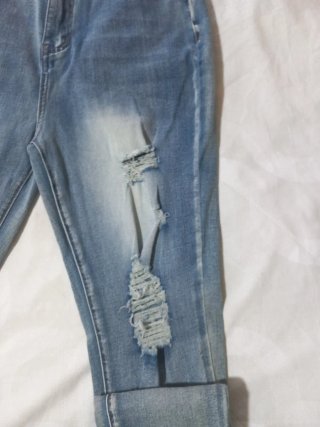 Pantalón vaquero niño desgastado T.13-14