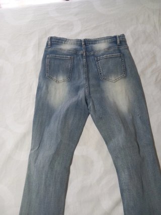 Pantalón vaquero niño desgastado T.13-14