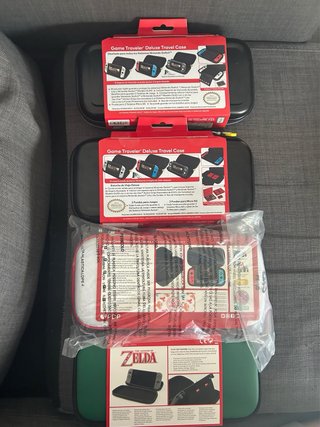 Fundas Nintendo Switch Mario, Zelda, Naruto