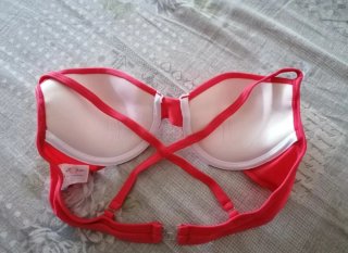 Reggiseno da mare/piscina rosso