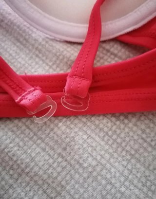 Reggiseno da mare/piscina rosso