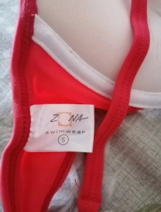 Reggiseno da mare/piscina rosso