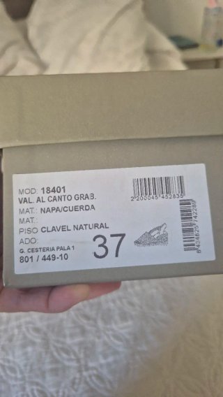 Esparteñas Vidorreta Beige Talla 37