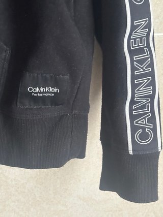 Sudadera Calvin Klein Performance Negra Unisex