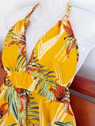 Vestitino estivo floreale giallo tg S