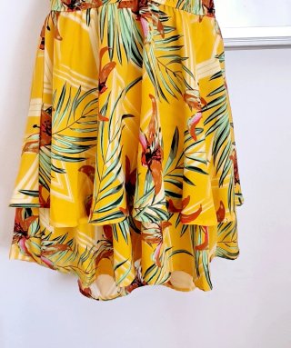 Vestitino estivo floreale giallo tg S