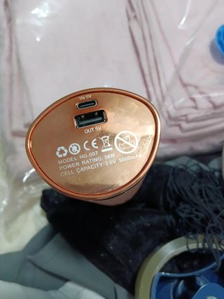 Rizador de pelo eléctrico inalámbrico