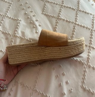 Sandalias de esparto verano marrón