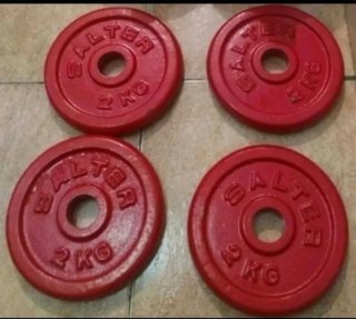 4 discos Salter 2kg 30mm