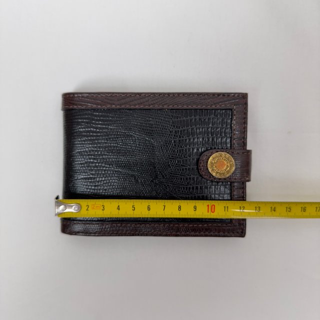 Vintage Raffinato Lizard Leather Bifold Wallet