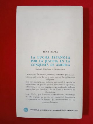 LA LUCHA ESPAÑOLA POR LA JUSTICIA, HANKE LEWIS