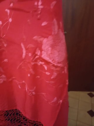 Mantón Manila Seda Bordado amano nuevo