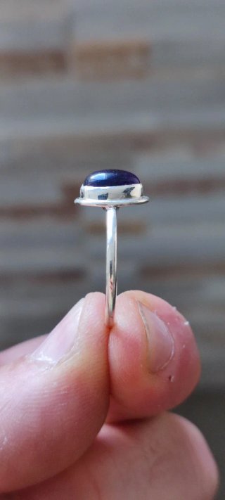 Anillo de Plata y Amatista.