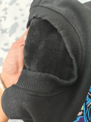 Sudadera Kenzo Negra con Tigre Multicolor
