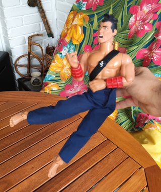 Action Man A.T.O.M. Garrett Ninja con Katane