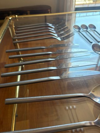 Cubiertos de stainless still