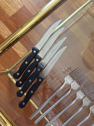 Cubiertos de stainless still
