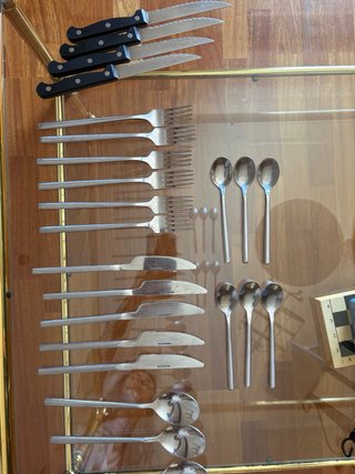 Cubiertos de stainless still