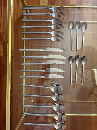 Cubiertos de stainless still