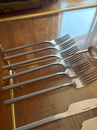 Cubiertos de stainless still