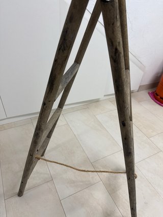 Escalera decorativa rústica madera