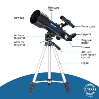 Telescopio Discovery ST70 Nuevo + Libro+Accesorios