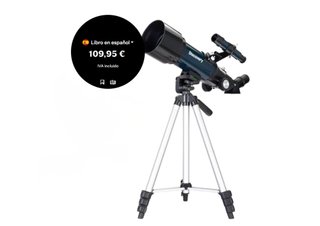 Telescopio Discovery ST70 Nuevo + Libro+Accesorios