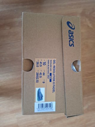 Zapatillas pádel Asics Gel-Resolution X nuevas 44
