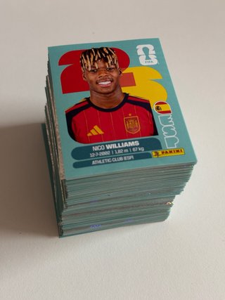 Lote 300 cromos mundial 2026 panini