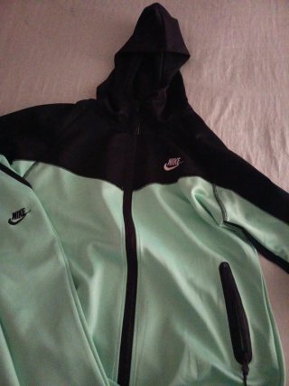 Chándal Nike Negro y Verde Neón