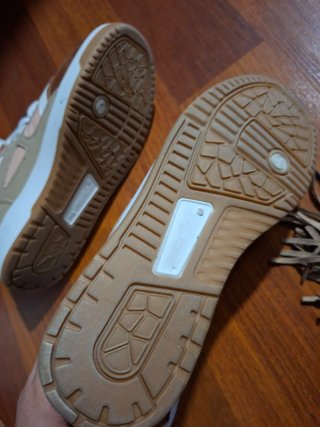 Zapatillas altas beige y rosa T38