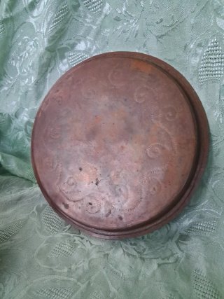 Set Rame Bronzo Vassoio