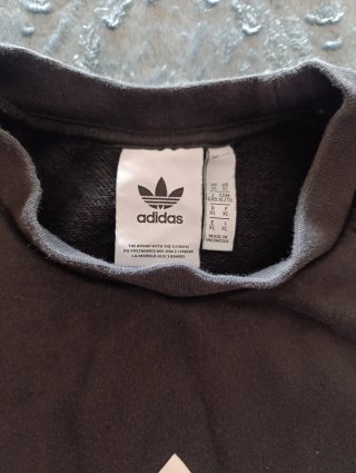 Sudadera Adidas Negra Logo Trefoil