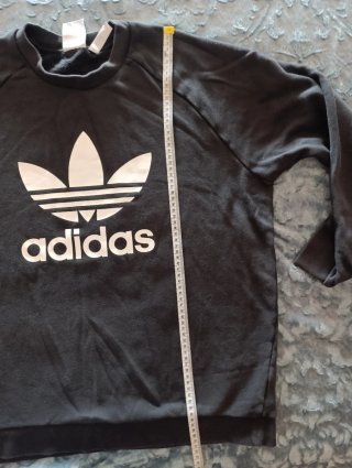 Sudadera Adidas Negra Logo Trefoil