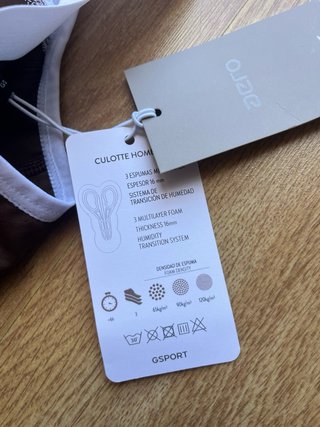 Culotte Ciclismo G Sport aero martón (Talla XL)