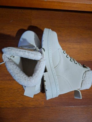 Botas forradas beige talla 38