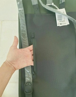 Mochila Rains impermeable verde grande