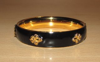 Pulsera brazalete Just Cavalli flor de lis acero