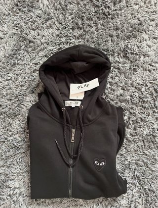 Sudadera CDG Play Corazón Negra