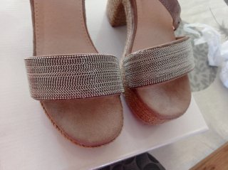 Sandalias esparto mujer.