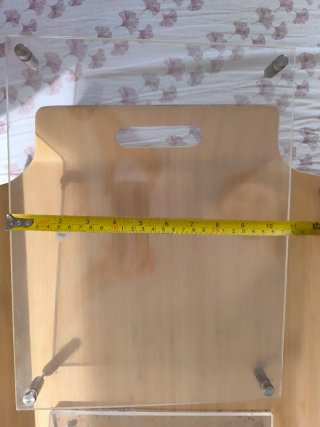 2 Placas Metacrilato Horario