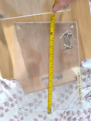 2 Placas Metacrilato Horario